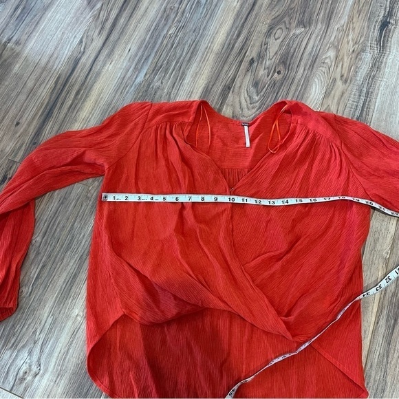 Free People Check On It Wrap Top - Picture 9 of 10